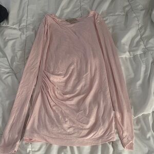 Banana Republic Soft Pink Long Sleeve Tee